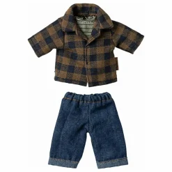 Papa souris et sa chemise à carreaux