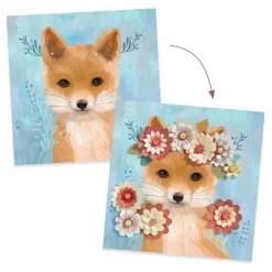Papier créatif Couronnes de fleurs