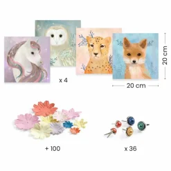 Papier créatif Couronnes de fleurs