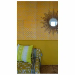 Papier-peint Jaune Jaisalmer - Set de 12 feuilles | Jaune