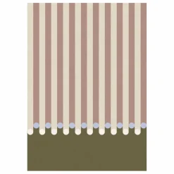 Papiers peint Dott - 4 lès | Vert kaki