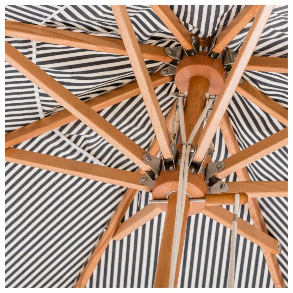 Parasol frangé Market | Bleu marine