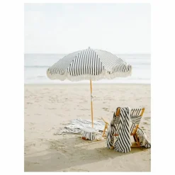 Parasol frangé Premium | Noir