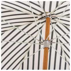 Parasol frangé Premium | Noir