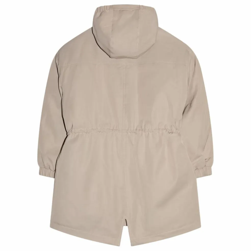 Parka Doublée Fox Fibres Recyclées | Gris perle