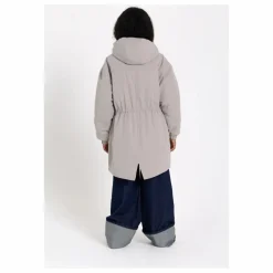 Parka Doublée Fox Fibres Recyclées | Gris perle