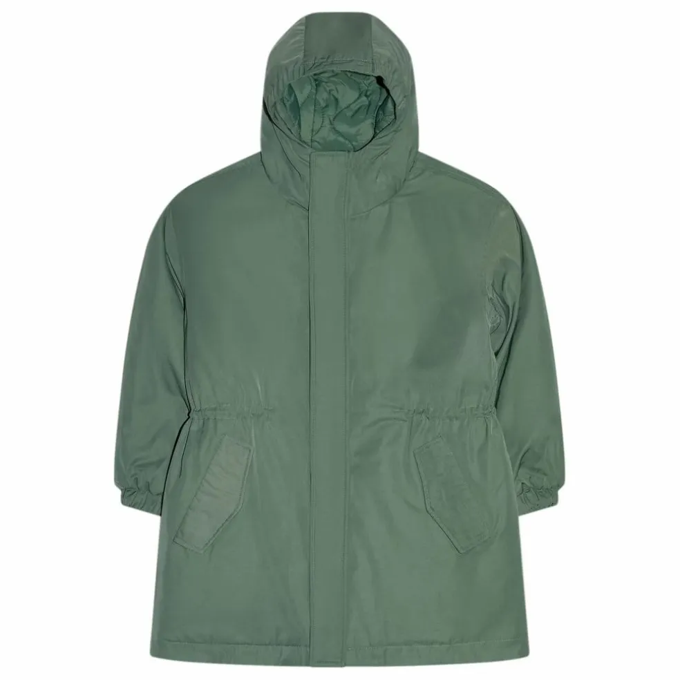 Parka Doublée Fox Fibres Recyclées | Vert canard