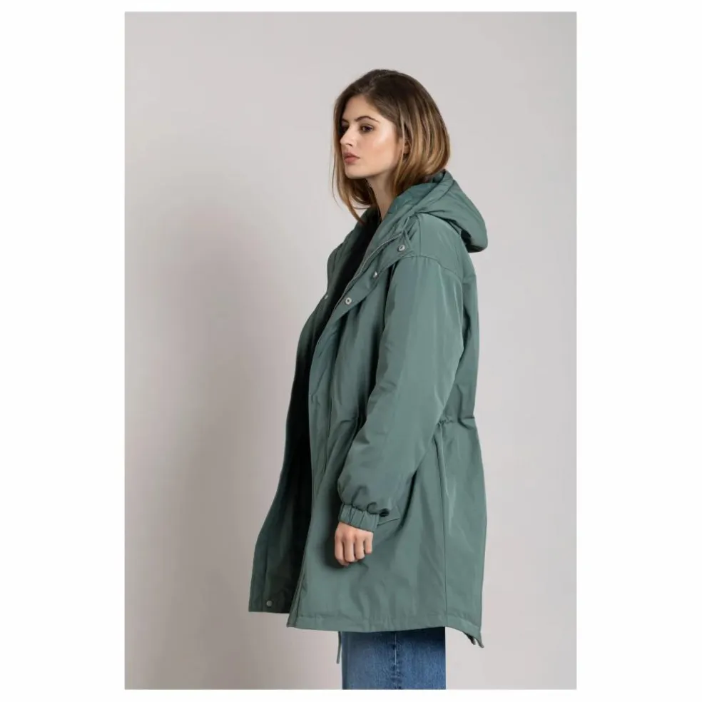 Parka Doublée Zebra Fibres Recyclées | Vert canard