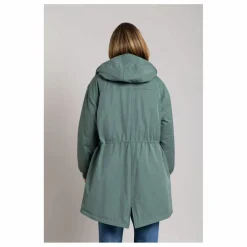 Parka Doublée Zebra Fibres Recyclées | Vert canard