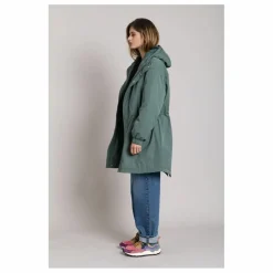 Parka Doublée Zebra Fibres Recyclées | Vert canard