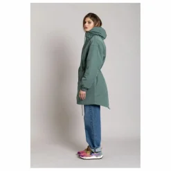 Parka Doublée Zebra Fibres Recyclées | Vert canard