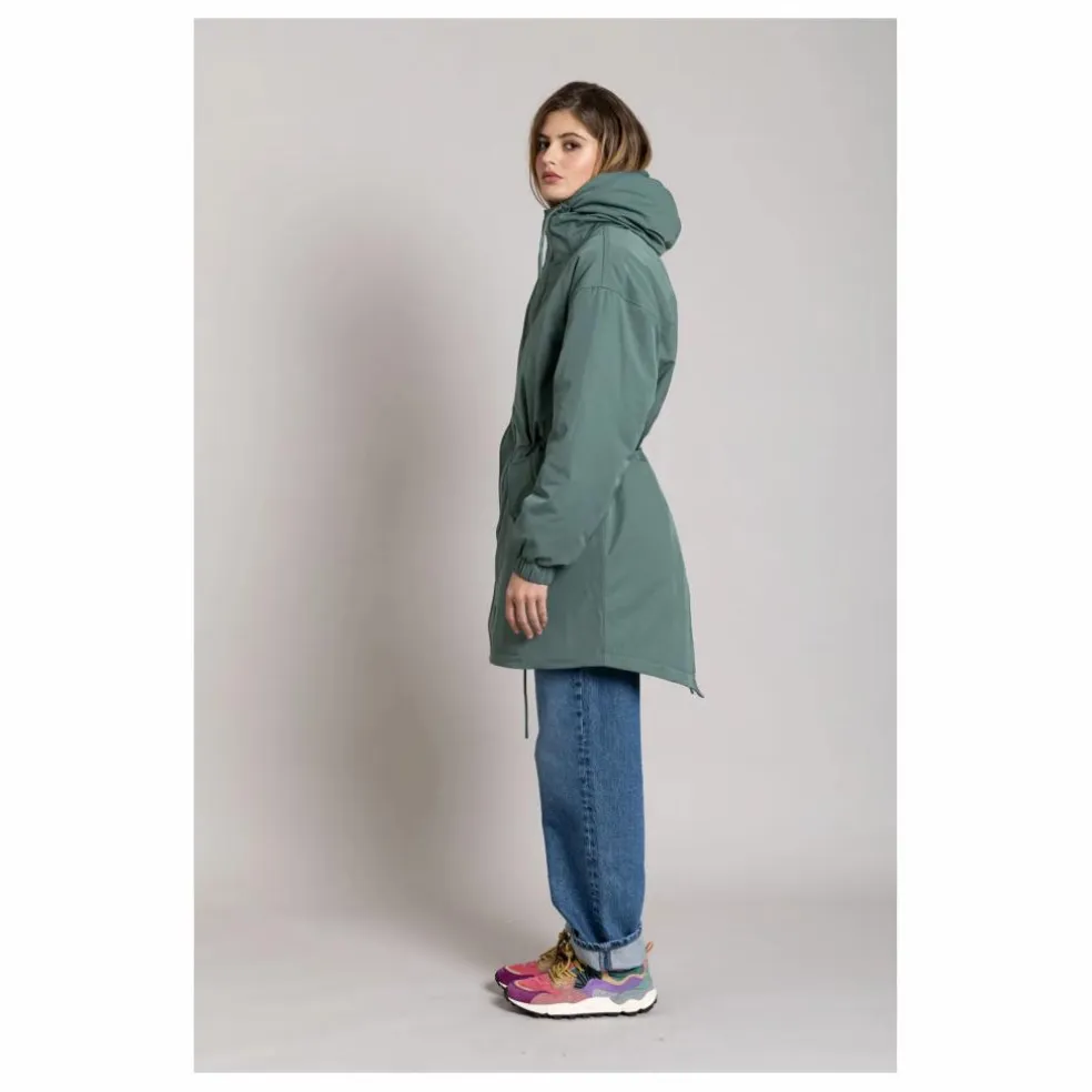 Parka Doublée Zebra Fibres Recyclées | Vert canard