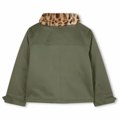 Parka Léopard | Vert kaki