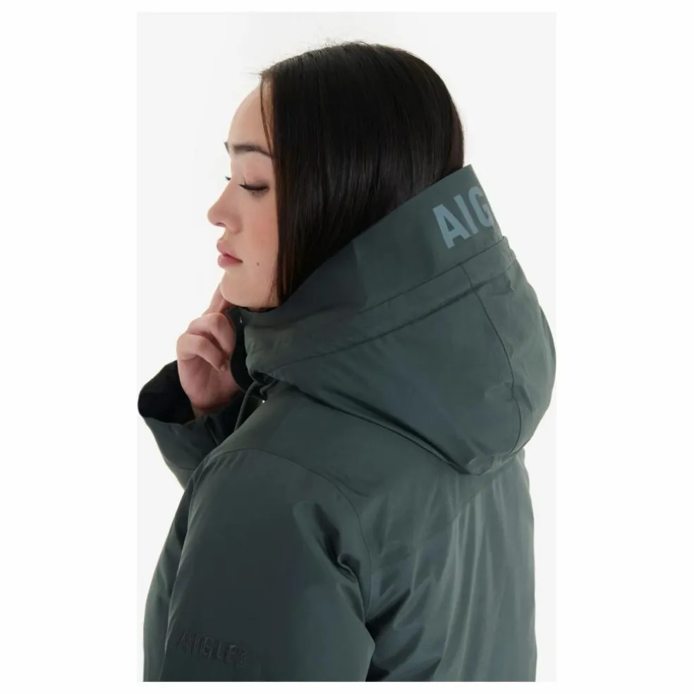 Parka Mi-Longue Gore-Tex Fibres Recyclées | Vert de gris