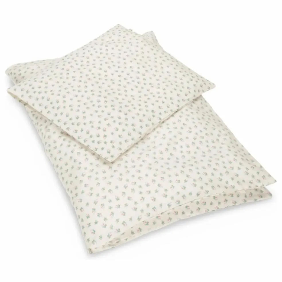 Parure de lit Fleur en coton bio