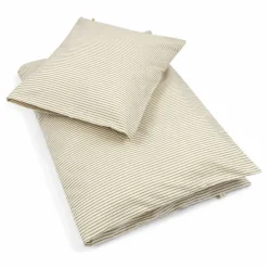 Parure de lit Tea Stripe | Vert kaki