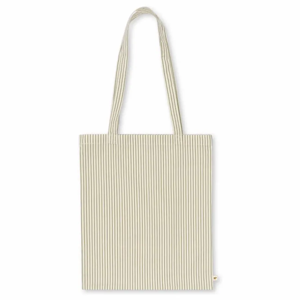 Parure de lit Tea Stripe | Vert kaki