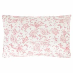 Parure de lit Toile de Jouy | Rose pêche