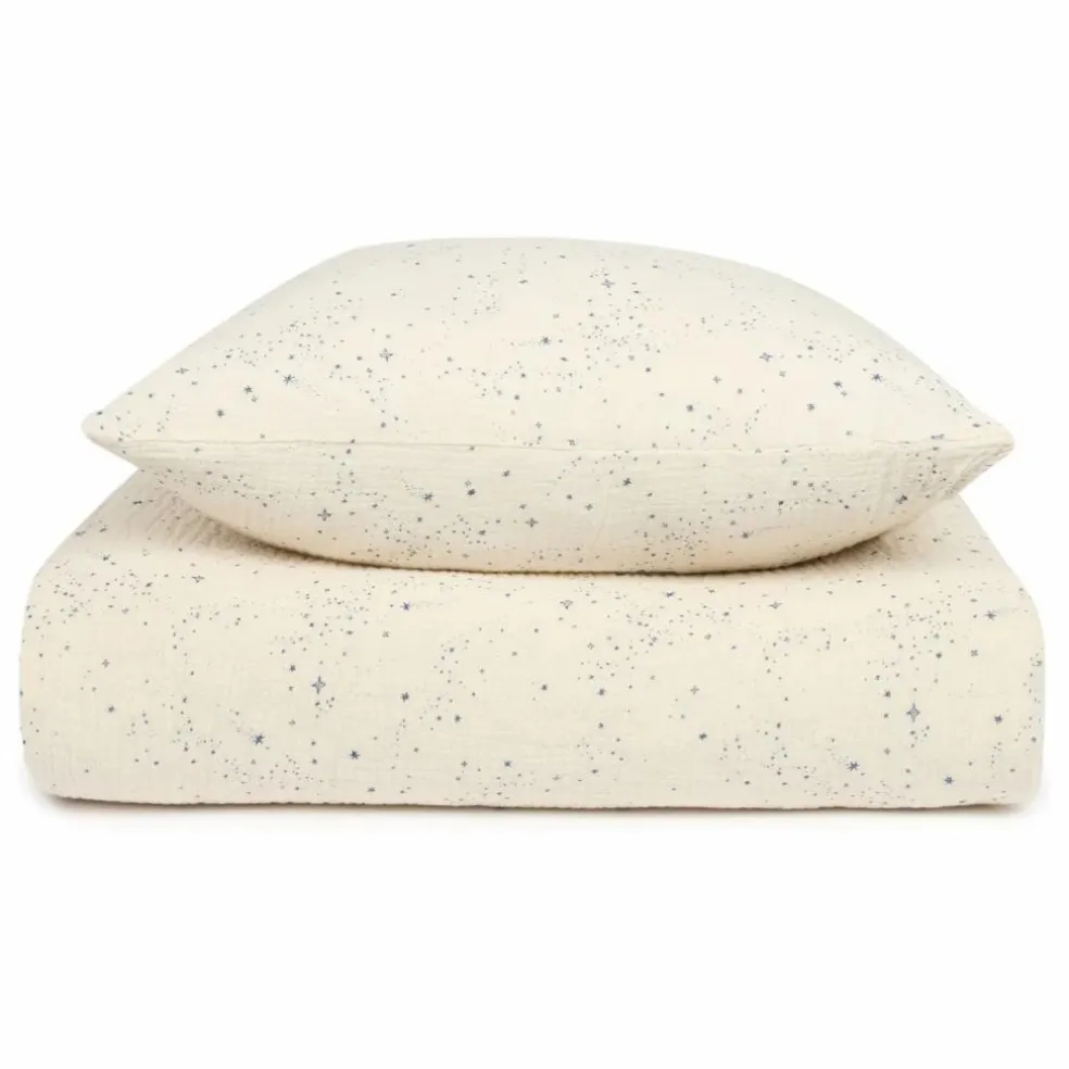 Parure de lit Wabi Sabi Milky Way | Bleu