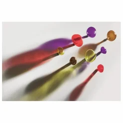 Patère en verre Bubble petite | Marron