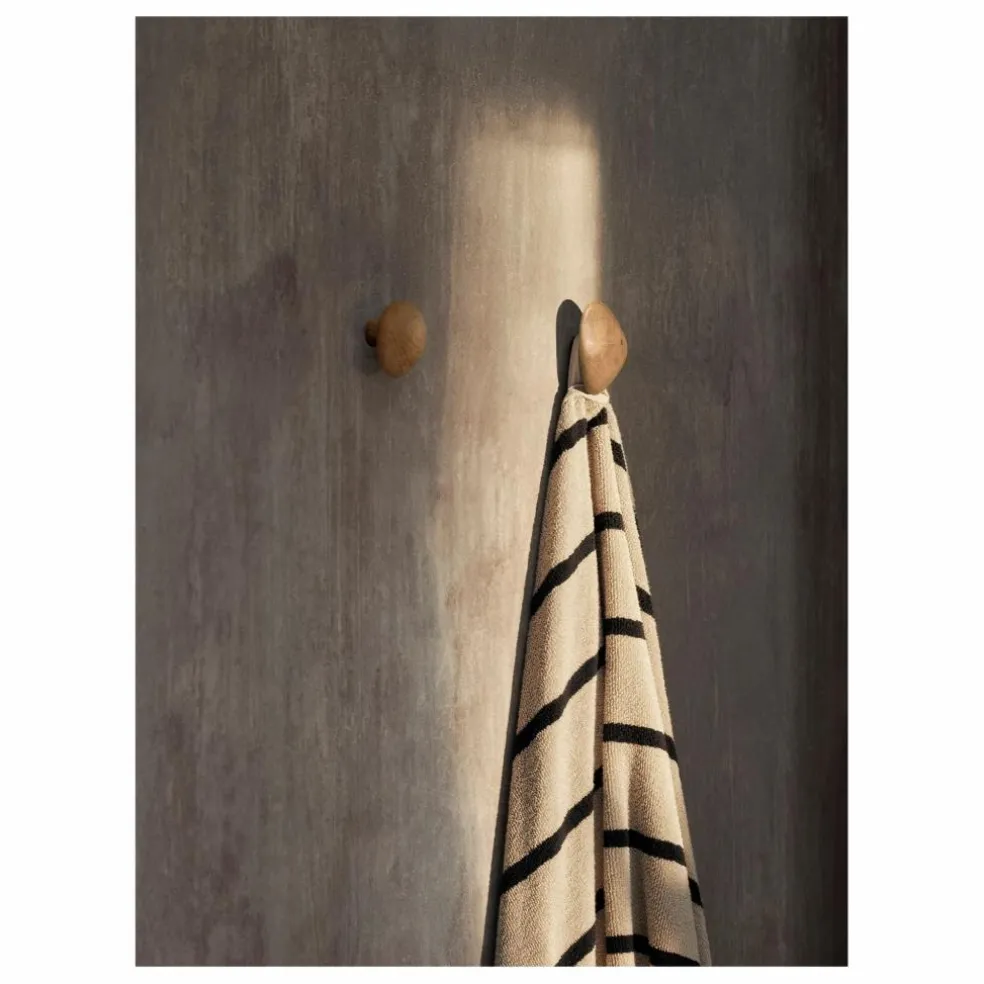 Patères en bois Cairn - Set de 2 | Chêne clair