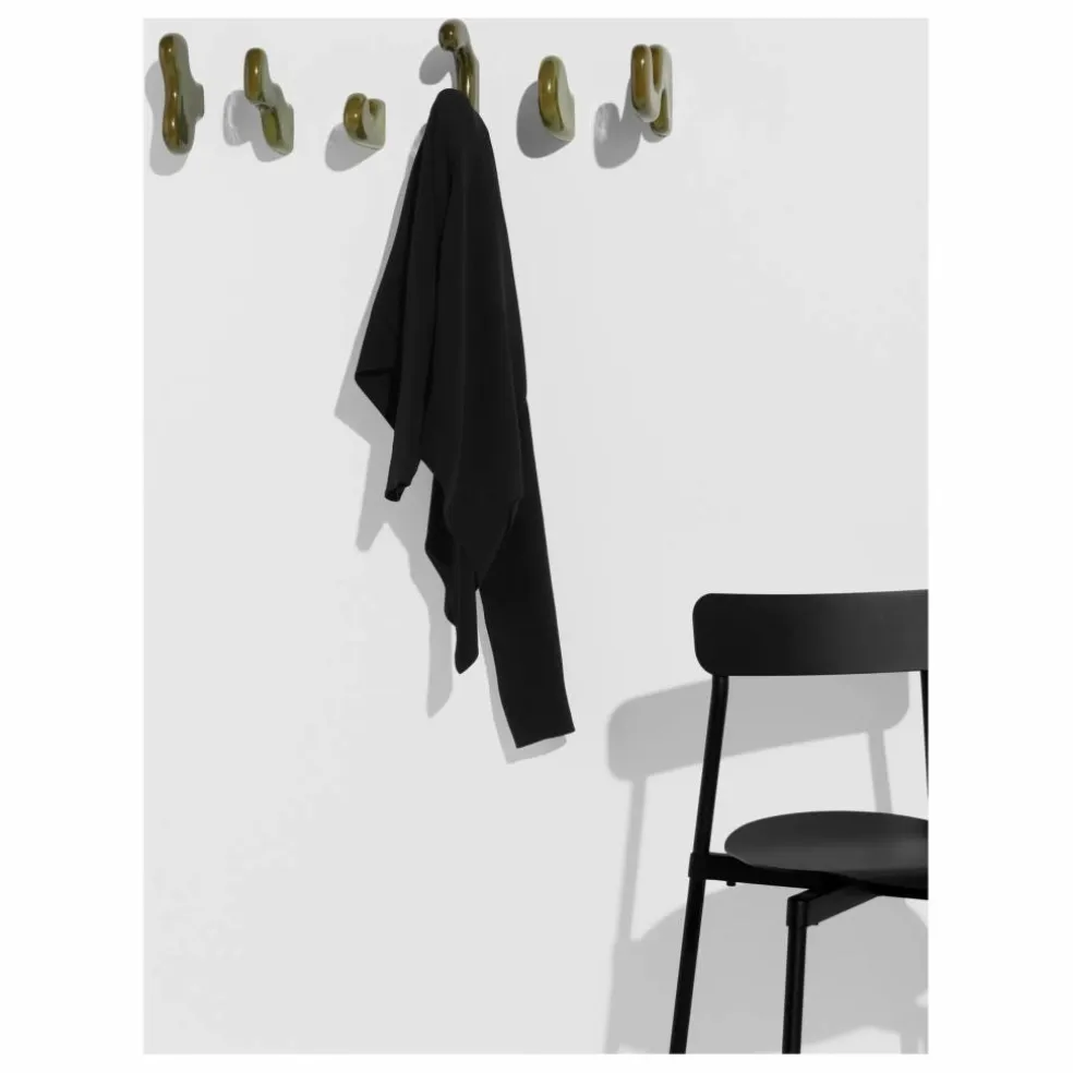 Patères en céramique Klump - Set de 2 | Vert