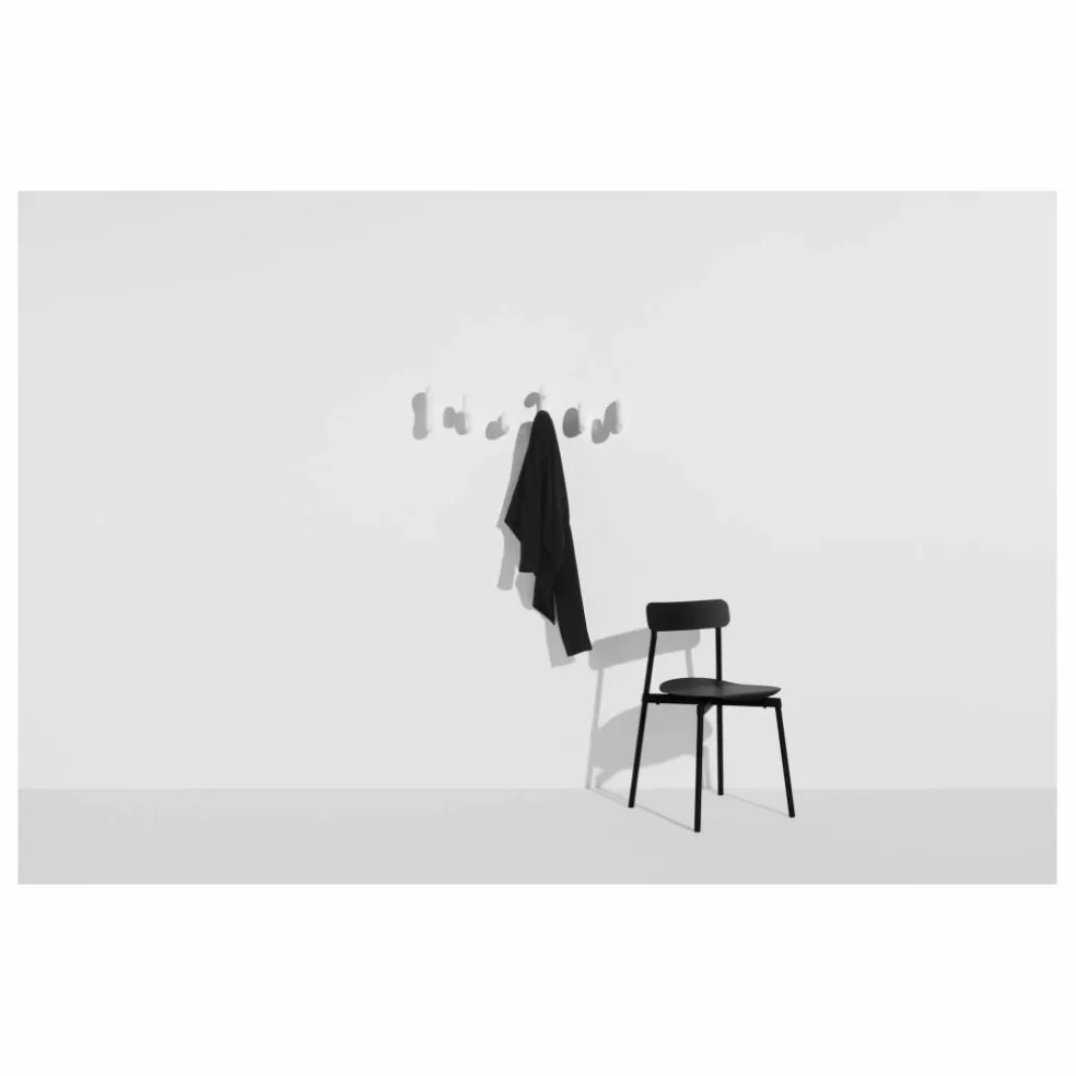 Patères en céramique Klump - Set de 6 | Blanc