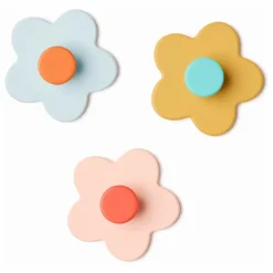 Patères fleur multi