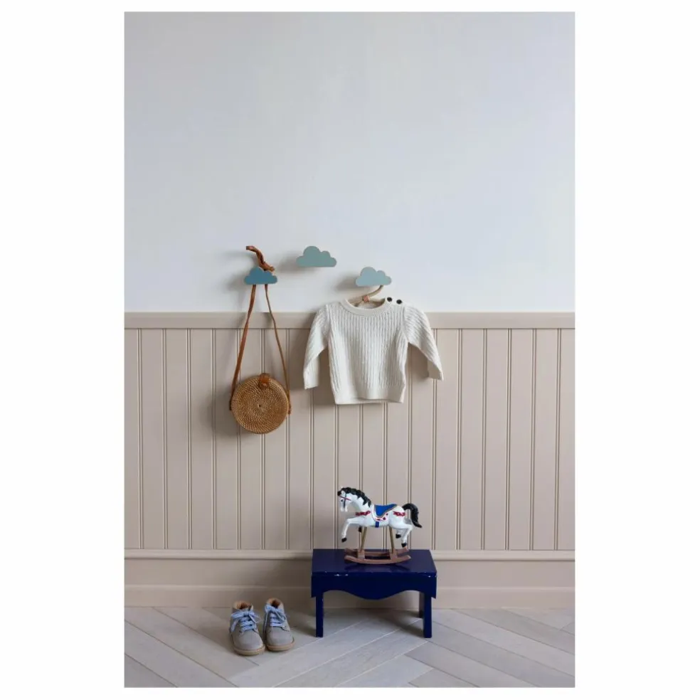 Patères Nuage - Set de 3 | Bleu gris