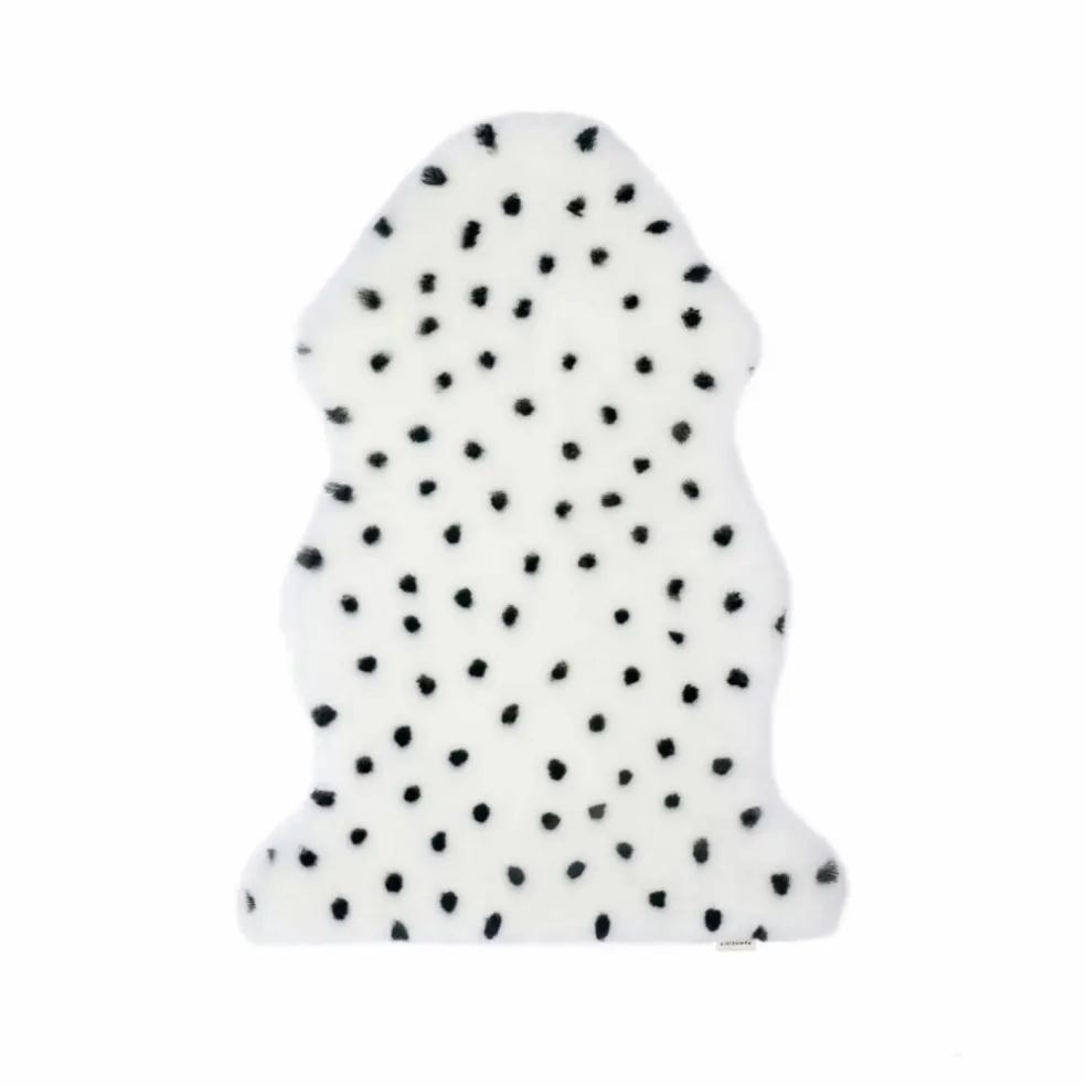 Peau de mouton poil court - 98x62 cm | Dalmatian