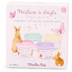 Peinture à doigts pastel Les Rosalies