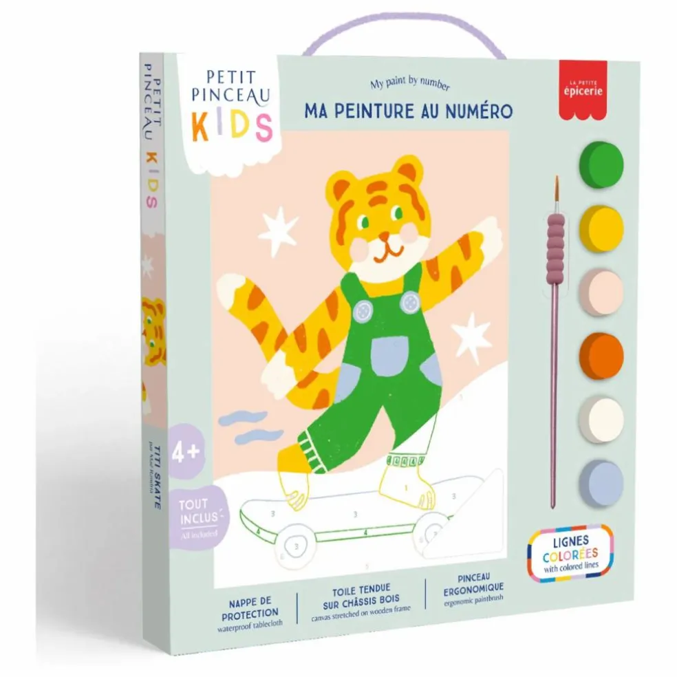 Peinture au numéro enfant - Titi Skate