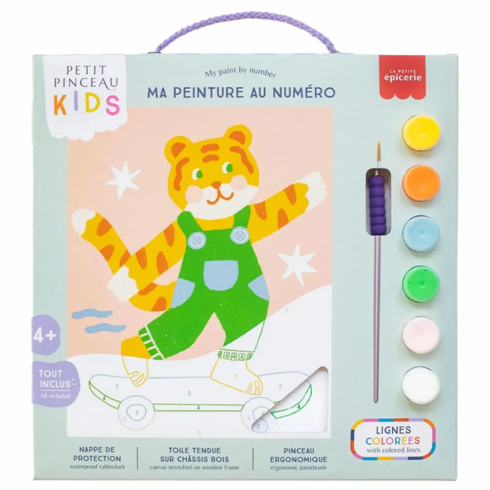 Peinture au numéro enfant - Titi Skate
