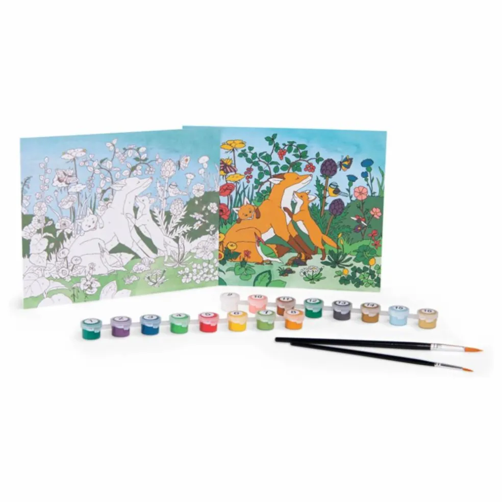 Peintures au numéro Le jardinier