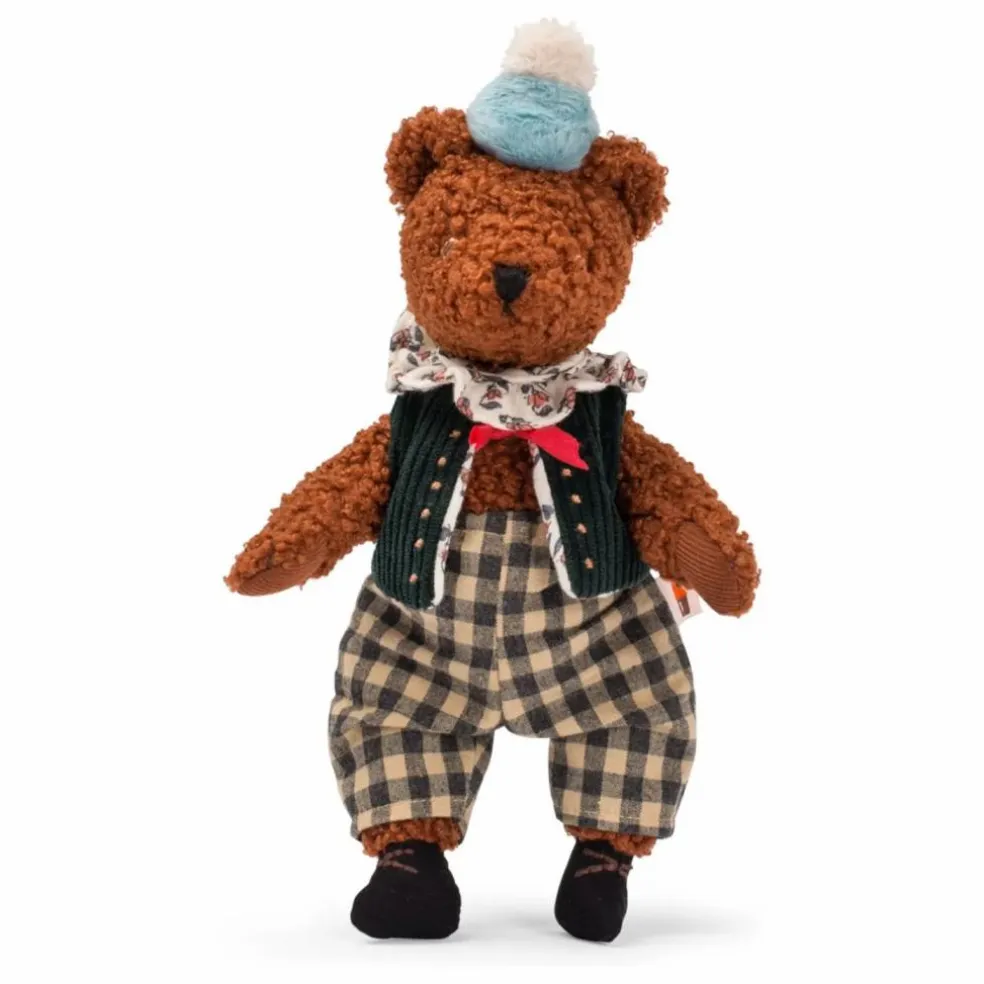 Peluche Baba le Grand Ours avec sa boîte | Brun