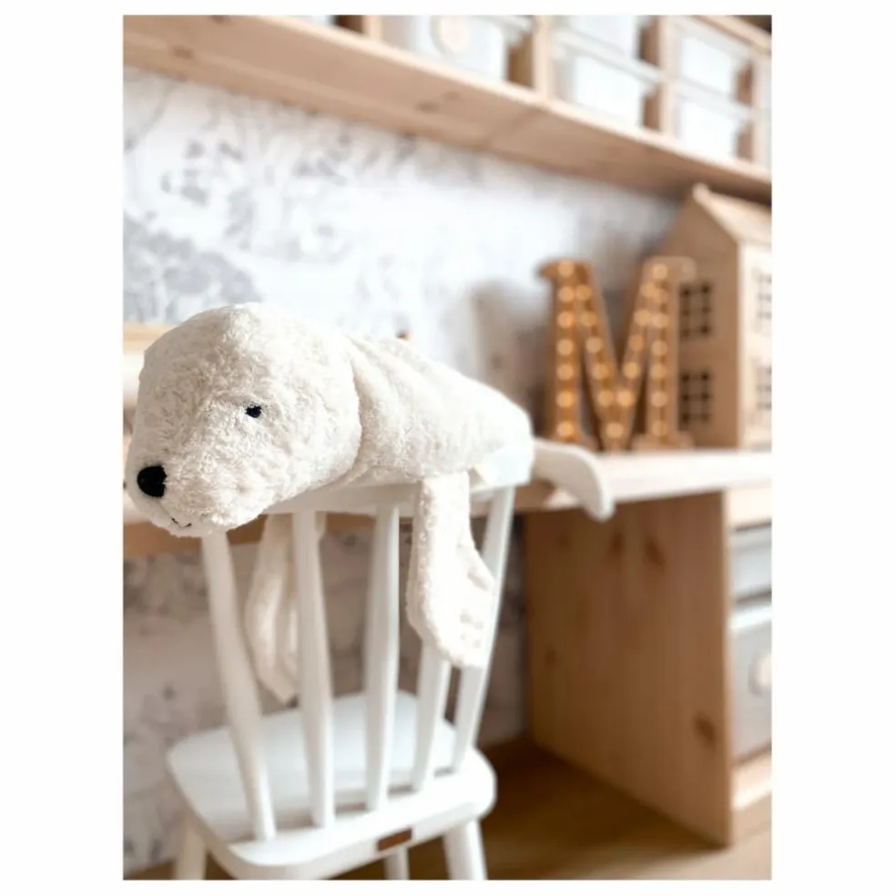 Peluche bouillotte Phoque | Blanc