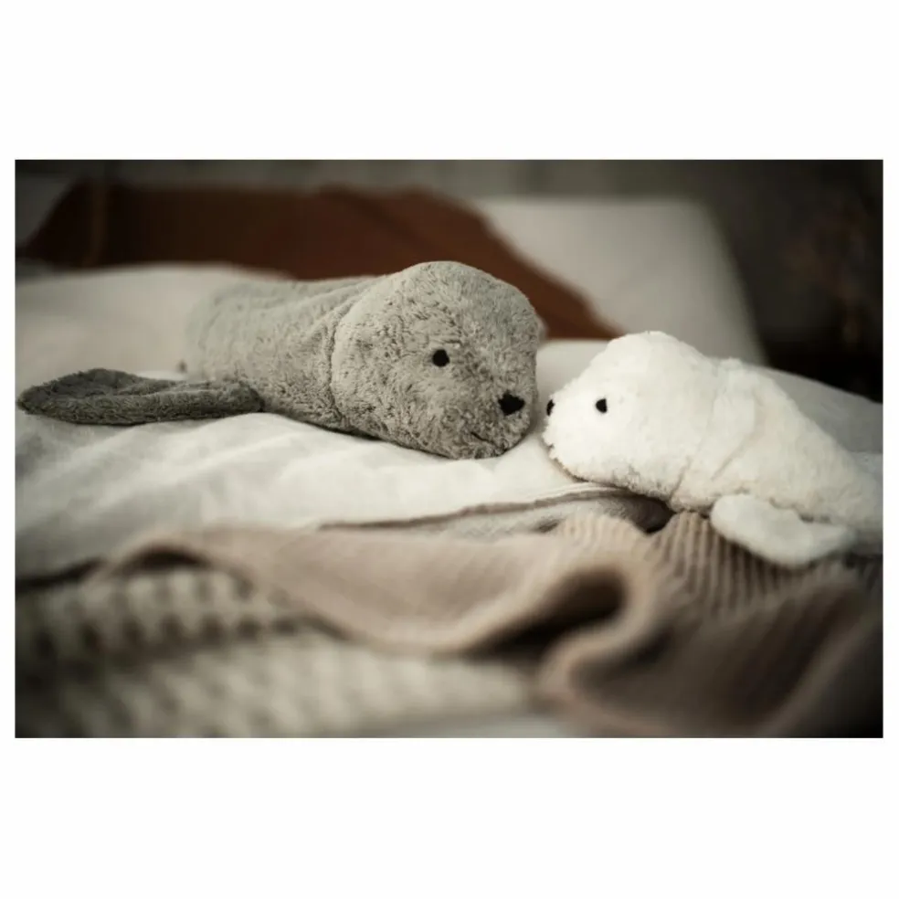 Peluche bouillotte Phoque | Gris