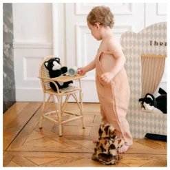 Peluche Chat Gustave tigré 25 cm | Marron