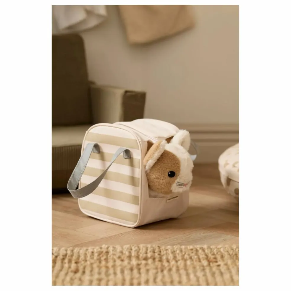 Peluche chaton et son sac