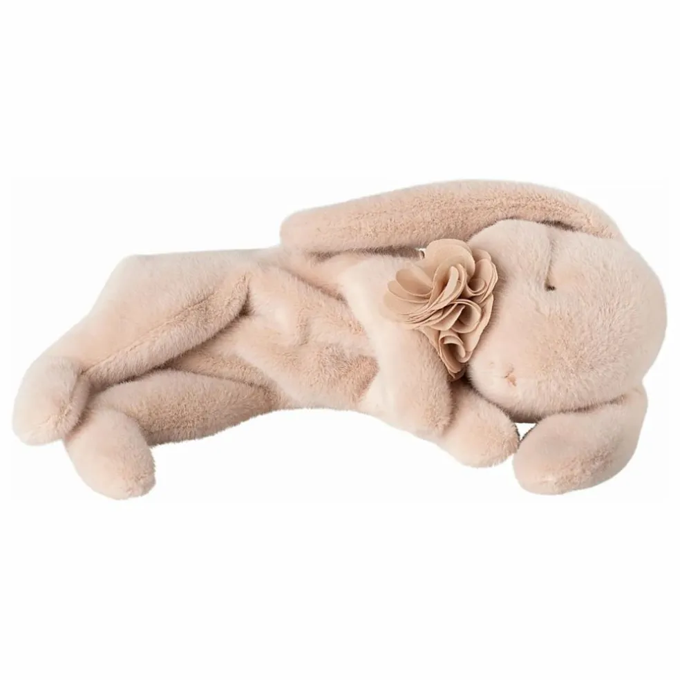 Peluche Lapin dormeur | Rose