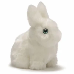 Peluche Lapin Léon 15 cm | Blanc