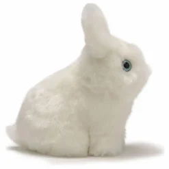Peluche Lapin Léon 15 cm | Blanc