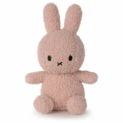 Peluche Miffy en bouclette | Rose pêche