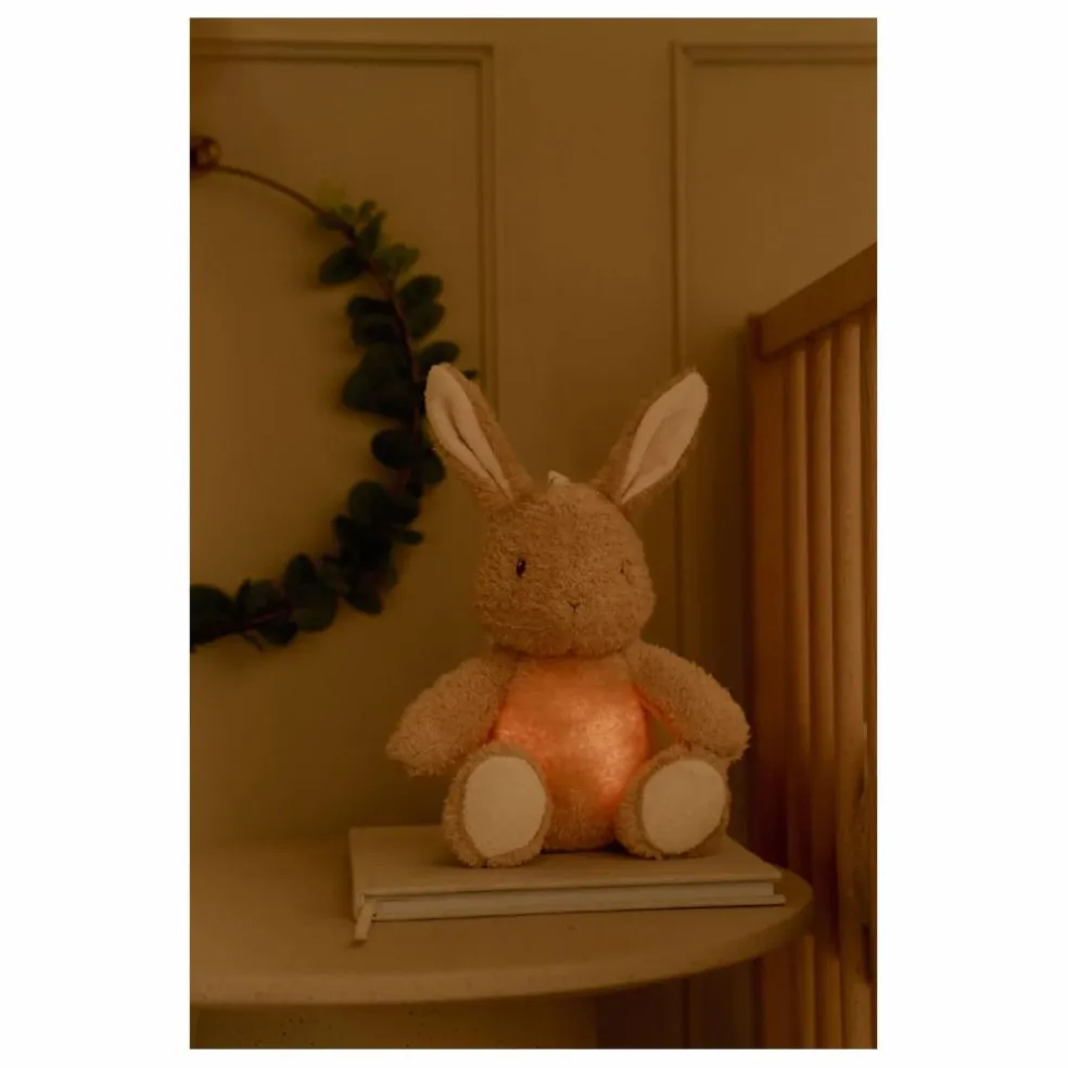 Peluche musicale et lumineuse Lapin | Crème