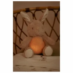 Peluche musicale et lumineuse Lapin | Crème