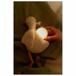 Peluche musicale et lumineuse Oie | Blanc