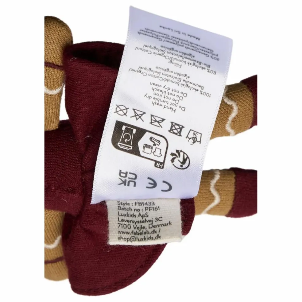 Peluche Pain d'Epices | Rouge