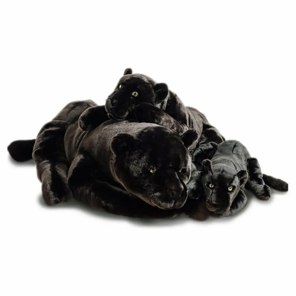 Peluche Panthère Zélie 30 cm | Noir