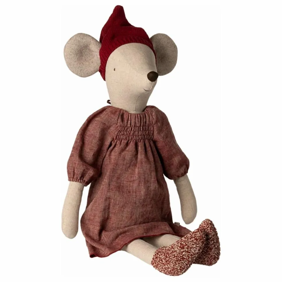 Peluche souris de Noël