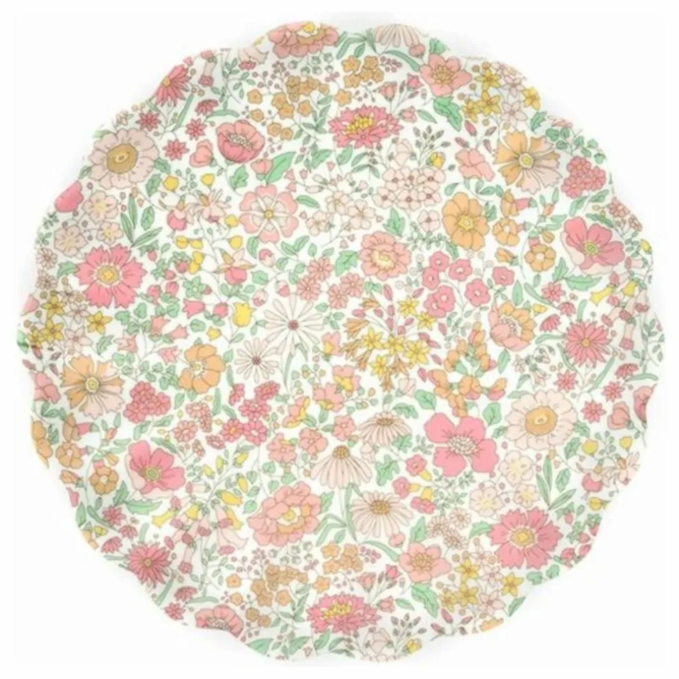 Petites assiettes en mélamine - Meri Meri x Liberty - Set de 4
